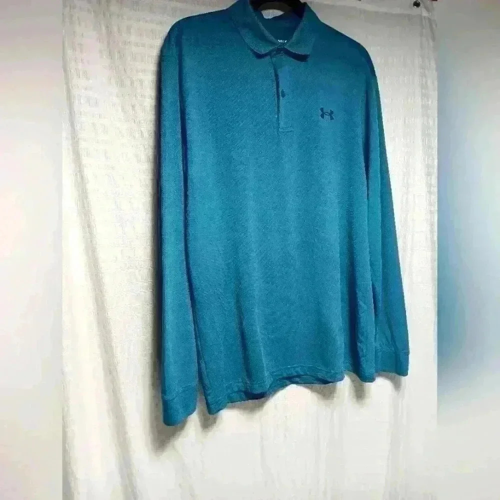 Under Armour long sleeve Performance polo. Men's  size M